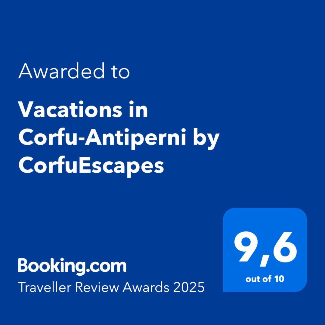 Vacations In Corfu-Antiperni By Corfuescapes Apartment Antipernoi Екстериор снимка
